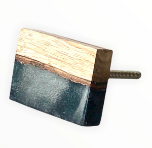 Precio al por mayor, perillas de puerta de resina y madera, perillas de gabinete de resina de madera, manija de puerta, perillas de puerta de muebles, manija - Product Image 5