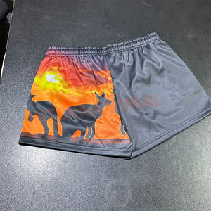 กางเกงขาสั้นรักบี้/ฟุตบอล ยูนิเซ็กซ์ 100% โพลีเอสเตอร์ ใส่สบาย เหมาะสำหรับนักกีฬา แฟนบอล และทีม ระบายอากาศได้ดีและทนทาน - Product Image 3