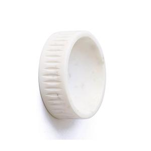 Bol en marbre blanc de qualité supérieure Bol en pierre décoratif polyvalent pour le bureau à domicile et les paramètres de spa en vente maintenant - Product Image 6