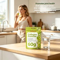 Gummies au collagène OEM : Favorise la santé des articulations, l'hydratation de la peau et la structure musculaire, soutient la santé des membranes cellulaires, de la peau et des cheveux