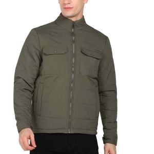 Chaqueta Bomber de Invierno para Hombre, Diseño Personalizado con Servicio OEM, Tejida, Impermeable, Transpirable, Cortavientos, de Secado Rápido, Estilo Urbano - Product Image 1