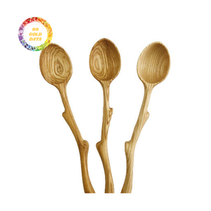 Cuchara de madera hecha de madera de haya natural, lo mejor para uso en la cocina, revolver curry o Mezclar alimentos, Vietnam - Product Image 5