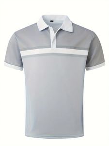 Polo moderno con logotipo personalizado para hombre, camisa informal de alta calidad con diseño estampado, polos de talla grande para hombre - Product Image 2