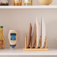 Égouttoir à vaisselle en bambou pour comptoir de cuisine, support de rangement pour assiettes, bols, tasses, couvercles de casseroles avec égouttoir