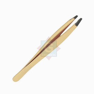 ชุดเครื่องมือความงามสแตนเลสสีต่างๆชุดแหนบด้ามเรียบอุปกรณ์ต่อขนตา - Product Image 3