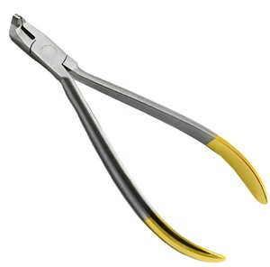 Coupe-ligature orthodontique, pinces dentaires coupantes à coupe rasante pour la coupe des extrémités de fils, instrument chirurgical manuel fabriqué par ZUOL. - Product Image 1