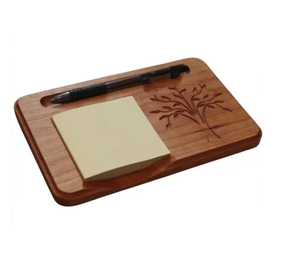 Porte-billets en bois Accessoires de bureau Artisanat Porte-billets en bois d'acacia Fournisseur en gros - Product Image 1