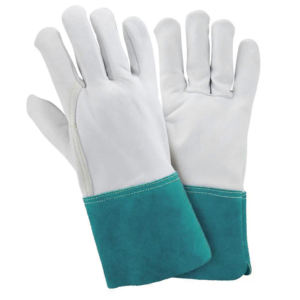 Guantes de soldadura de cuero dividido de vaca de grano de oveja suave de alta calidad, equipo de protección Personal anticorte, protección de seguridad - Product Image 3
