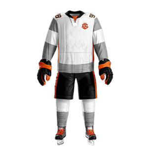 2025 cómodo transpirable precio bajo Venta caliente logotipo personalizado impresión conjuntos de uniformes de hockey sobre hielo - Product Image 2