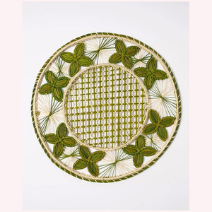 Chemin de table en raphia et jonc de mer écologique | Décoration de salle à manger et de maison Boho-Chic tissée à la main pour une vie rustique moderne - Product Image 6