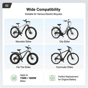 Batterie de vélo électrique haute performance Hailong G70 G80 <span class=keywords><strong>36V</strong></span> 48V 52V <span class=keywords><strong>20Ah</strong></span> - Cellules de qualité A - BMS intelligent - Compatible avec les moteurs 500W-1000W - Product Image 6