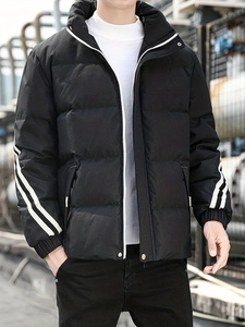 Nouvelle arrivée Veste en duvet personnalisée Veste chaude à bulles d'hiver Veste rembourrée de grande taille pour hommes vente en gros - Product Image 3