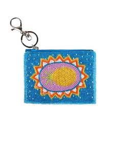 Declaración bordado hecho a mano playa con cuentas IBIZA Mini bolso con cremallera elegante Premium elegante y de moda hermosa exclusiva de la India - Product Image 3