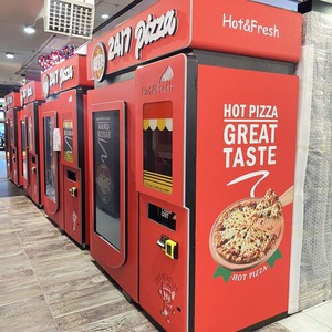 Máquina Expendedora Comercial de 72 Cajas, Totalmente Automática, para Pizza Caliente, con Circulación de Aire y Calor, Pago con Monedas/Billetes/Tarjeta de Crédito Digital - Product Image 5