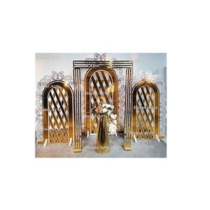 Fondo decorativo de Color dorado de Metal con fondo de la más alta calidad para decoración de eventos de boda uso en el escenario - Product Image 1