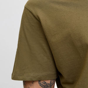 T-shirt à séchage rapide, t-shirt vierge, logo personnalisé, tee-shirt uni, t-shirt pour homme, en vrac, unisexe, surdimensionné, épaules tombantes, respirant, haute qualité, OEM - Product Image 2