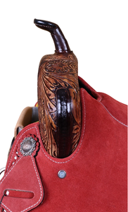 ชุดอานม้าหนังแท้คุณภาพระดับพรีเมี่ยมสำหรับความอดทนแบบตะวันตกและของจำเป็นสำหรับการขี่ม้าแข่งรถภาษาอังกฤษ - Product Image 3