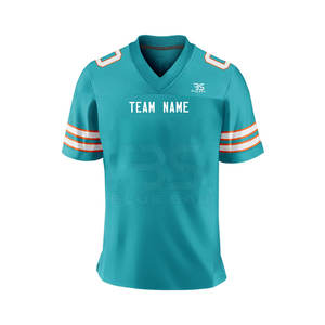 Camiseta de fútbol americano hecha en Pakistán, sublimación, diseño personalizado, Camiseta deportiva de media manga para adultos - Product Image 3