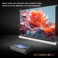 Projecteur laser tricolore 4K 2400 lumens à portée ultra courte pour NexiGo Aurora Pro