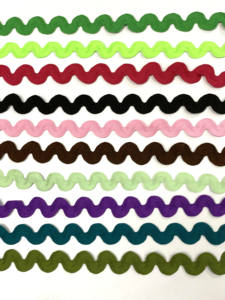 Cinta de Encaje Ric Rac de 3 mm, Adorno en Zig Zag para Prendas y Zapatos, Adorno de Poliéster de Color Personalizado al por Mayor - Product Image 5