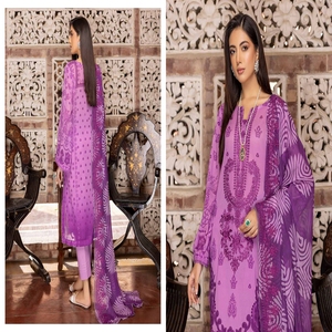 Dupatta-trajes sin costuras de marca paquistaní, ropa de estilo Suizo con gasa, bonita, India y paquistaní, venta al por mayor - Product Image 6