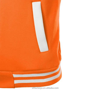 Veste universitaire en laine personnalisée de haute qualité respirante brodée Letterman/patchs de baseball col en chenille hommes printemps hiver - Product Image 5