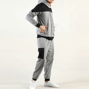 Ropa de invierno con logotipo personalizado para hombre, chándal de algodón 100% transpirable duradero de último estilo, patrón sólido de talla grande para uso en exteriores - Product Image 2