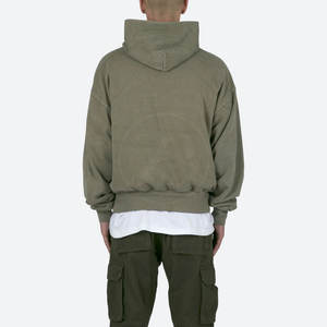 Nueva llegada de los hombres de lavado ácido 100% sudaderas con capucha de algodón diseño personalizado hecho a mano en Pakistán al por mayor para la temporada de invierno - Product Image 4