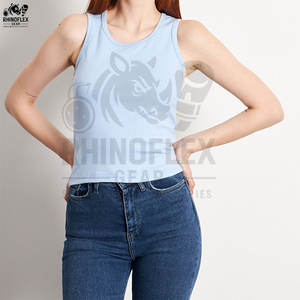 Nuevo estilo de secado rápido transpirable de talla grande ropa de calle informal nueva moda superventas entrenamiento camisetas sin mangas para mujer - Product Image 3