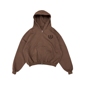 Sweat à capuche surdimensionné pour hommes 100% coton épais luxe pull vierge Streetwear impression personnalisée sweats à capuche pour hommes - Product Image 5