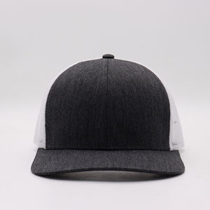 2026 classique 5 panneaux toile chauffeur de camion chapeau respirant maille dos rétro casquette avec fermeture à pression pour vêtements de plage en gros - Product Image 2