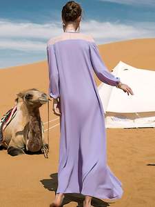 Nouveau caftan noir à manches longues robe Maxi islamique traditionnelle pour femmes nouveaux vêtements et accessoires musulmans arabes pour Jilbab Abaya - Product Image 6