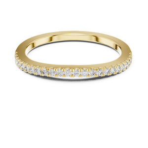 Bague en or blanc 14 carats avec diamant rond de laboratoire pour femmes |   Vêtements de fête |   Nouveau diamant cultivé - Product Image 4