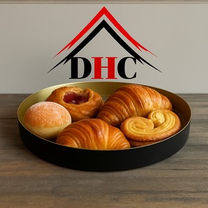 Bandeja DE SERVICIO DE METAL decorativa hecha a mano para regalos y reuniones, ideal para presentar chocolates y dulces maravillosamente - Product Image 2