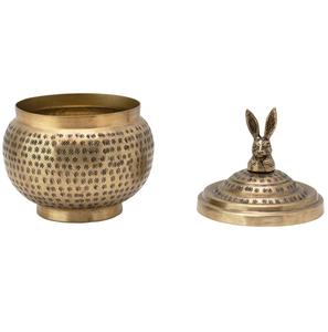 Bilk ภาชนะโลหะทุบพร้อมกล่องเก็บของทองเหลืองสำเร็จรูปรูปทรงกระต่าย - Product Image 5