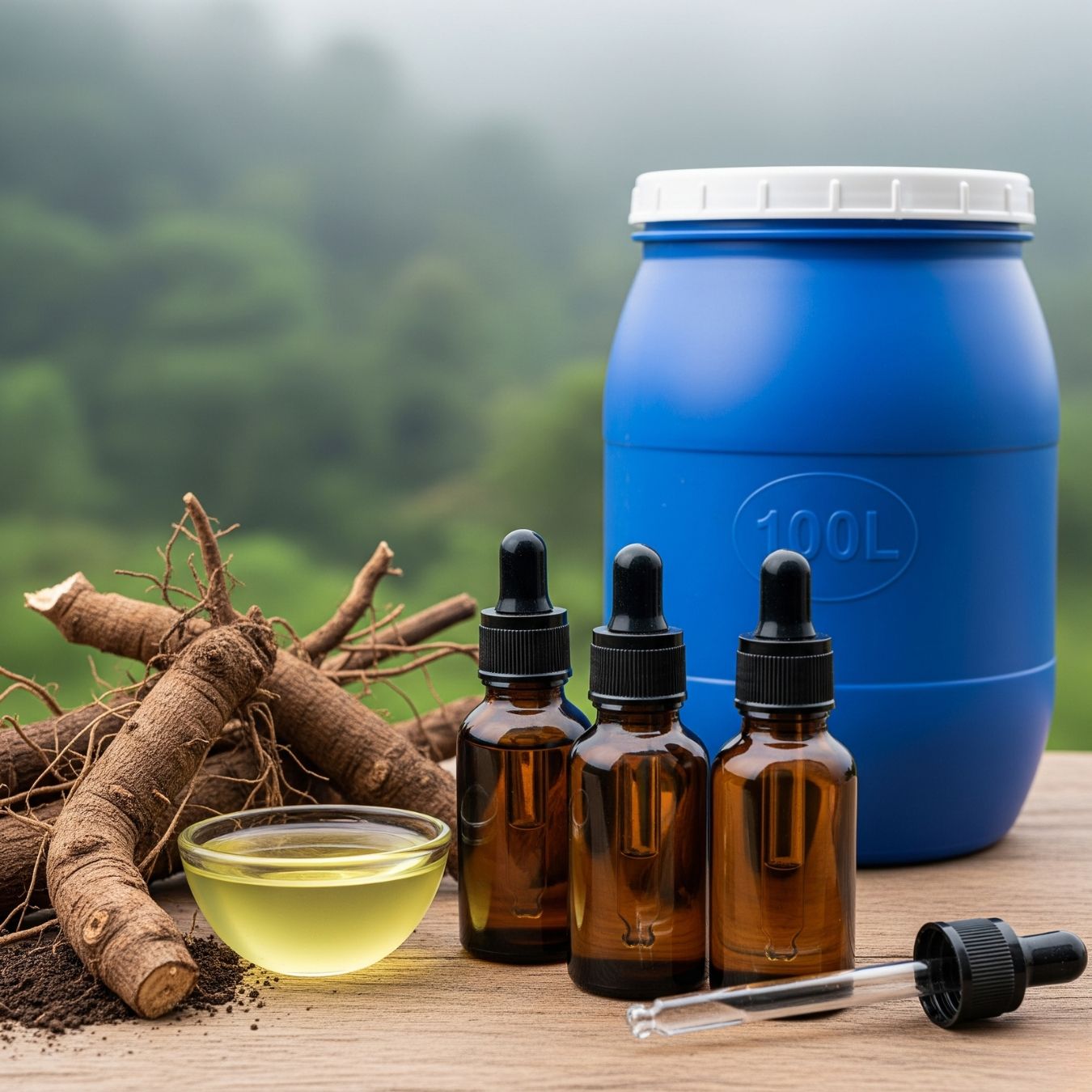 สีอำพันอ่อนถึงสีน้ำตาลเหลือง