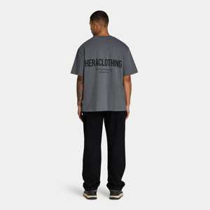 เสื้อยืดผ้าฝ้าย100% สำหรับผู้ชายสไตล์อนิเมะทรงโอเวอร์ไซส์ทรงแบนขนาดใหญ่ออกแบบได้ตามต้องการ - Product Image 3