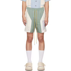 2025 New <b>Summer</b> Nylon Windbreaker Short Set Zip up Windbreaker <b>Jacket</b> Tracksuit Polyester Street wear Track Suit Set - Product Image 4