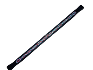 Banda de cejas de cuero personalizada Pearl Crystal mega Bling Cadena de diamante 100% banda de cejas de caballo de cuero genuino todos los tamaños - Product Image 6