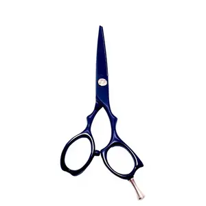 Tesoura de corte de cabelo profissional em aço inoxidável para mulheres e homens, tesoura de barbear