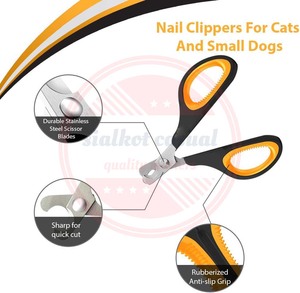 Coupe-ongles pour chat en gros \ Ciseaux professionnels avec poignée en plastique pour chiens et chats - Product Image 2