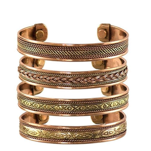 99.9% Copper Plated Health <b>Bracelet</b> Magnetic <b>Arthritis</b> Relief Quality Guaranteed Antique Copper Craft - Product Image 3
