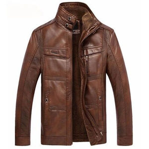 Chaquetas Bomber de Cuero Genuino de Alta Calidad al por Mayor para Hombre, con Cierre, Transpirables, 100% Cuero Puro, Impermeables, Estilo Motociclista - Product Image 4