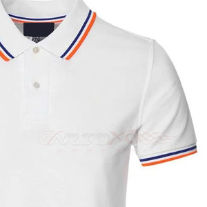 Algodón Sólido Largo Slim Fit Secado rápido para Cuello Camisetas de hombre Tamaño personalizable Casual - Product Image 6