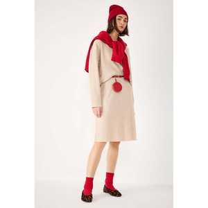 Falda sin bolsillos con textura acanalada - Product Image 2