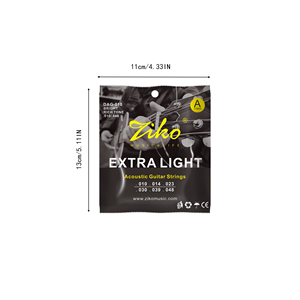 <span class=keywords><strong>Ziko</strong></span> Musical Factory Meistverkaufte Gitarrensaiten Normale Akustikgitarrensaiten 010,011 - Product Image 3