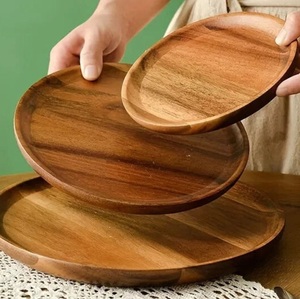 Plato de madera para servir ensaladas y aperitivos - Product Image 4