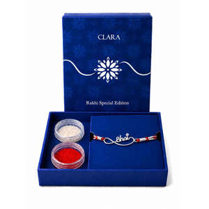 NOVAMART Fine Silver Tibetan Bhai Infinity Rakhi Hindu Unisex Fashion Bracelets & <b>Bangles</b> Wholesale Export - Product Image 6