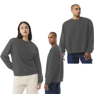 เสื้อสเวตเชิ้ตผ้าฟลีซทรงหลวมสำหรับฤดูหนาว ยี่ห้อ Bella + Canvas รุ่น Custom Logo Next Level สำหรับงานสั่งทำพิเศษและสร้างแบรนด์ - Product Image 1