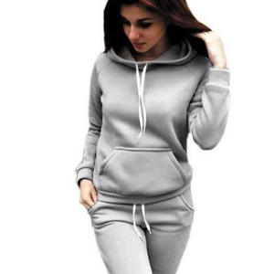 Automne hiver deux pièces femmes survêtement grande qualité décontracté vêtements de détente tenues grande taille survêtement pour dames - Product Image 3